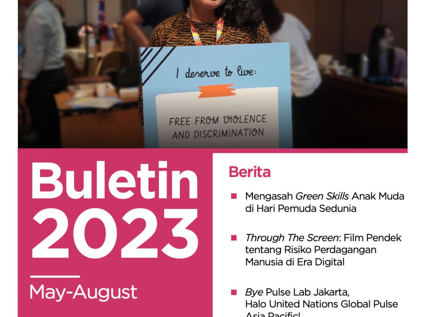 Poster UN in Indonesia Newsletter August 2021