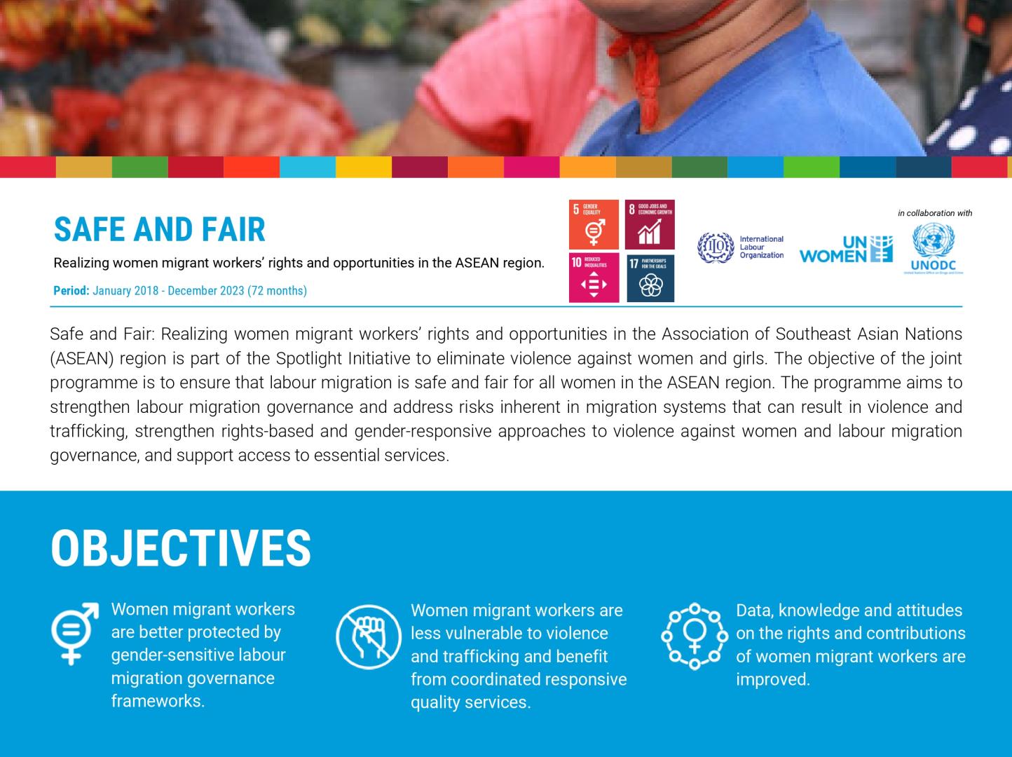 Cover of SAFE AND FAIR FACTSHEET