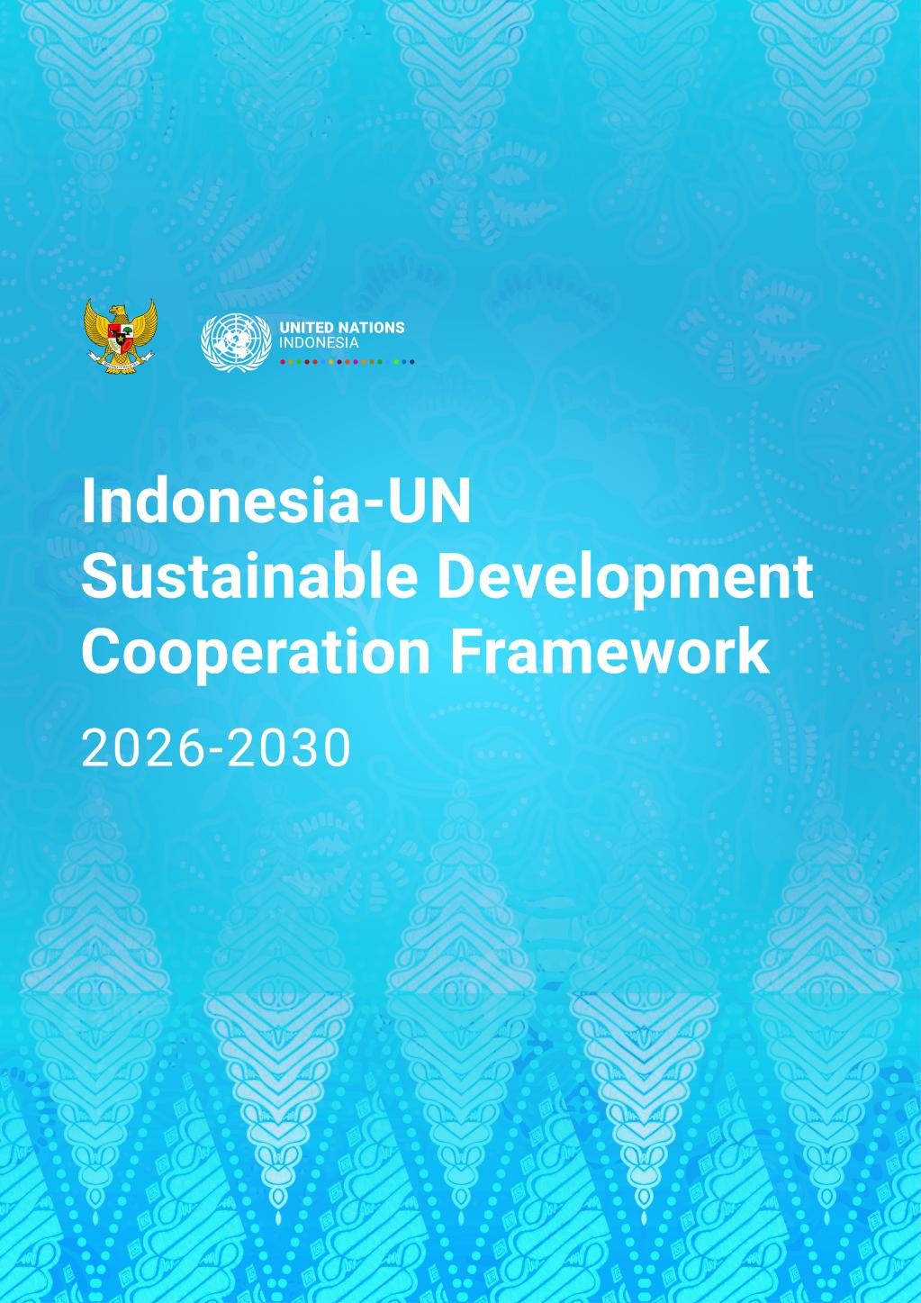 The cover of Cooperation Framework 2026-2030