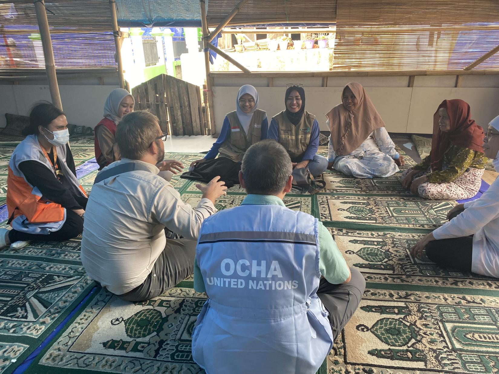 Field visit to Nagrak, Salahuni in Cianjur, with PMI beneficiaries for cash assistance