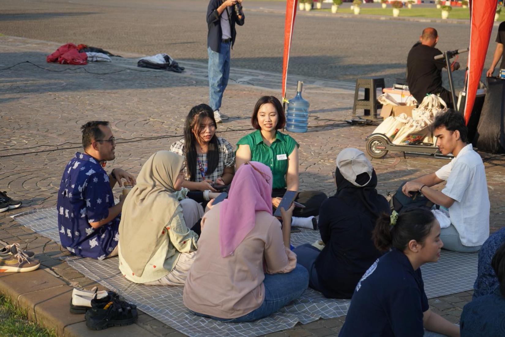 Participants discuss global themes in the Summit of the Future commemoration