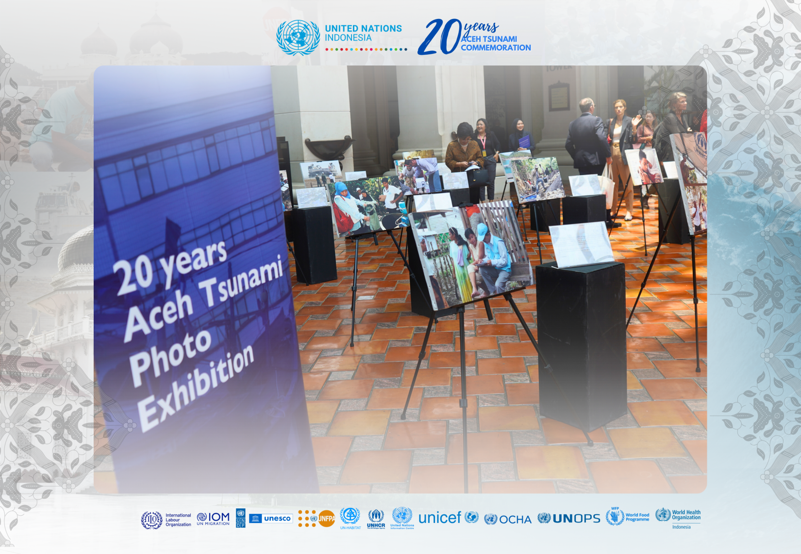 Cover of 20 years Aceh Tsunami Photo Online Exhibition