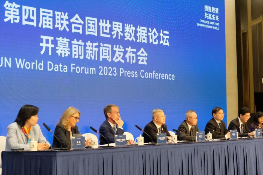 Photo of UN World Data Forum 2023 Press Conference