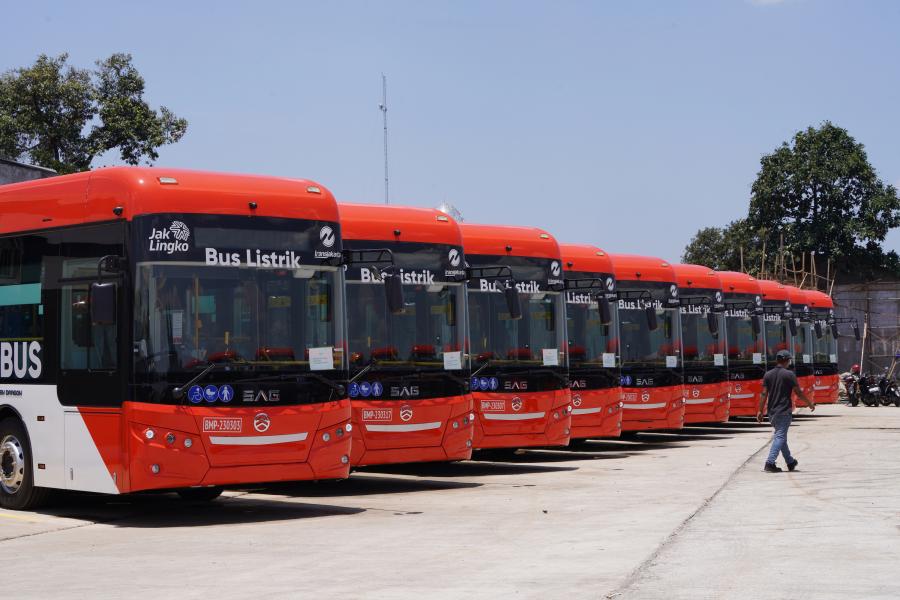 Transjakarta electric bus