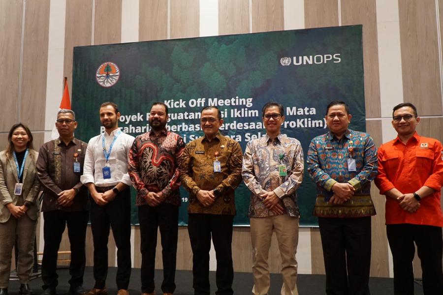 UNOPS and the Ministry of Environment and Forestry organized a meeting to kick off the Strengthening Village-based Climate Actions and Livelihoods (PROKLIM) project in Palembang, South Sumatra on 19 September 2024.