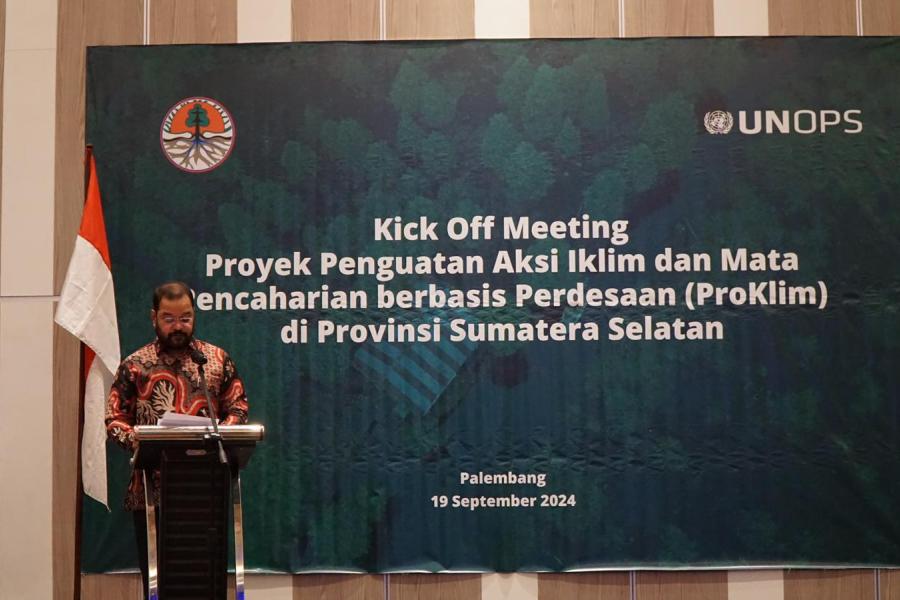 Dr. Sharon Thangadurai, UNOPS Country Manager for Indonesia and Timor-Leste, delivered opening remarks.