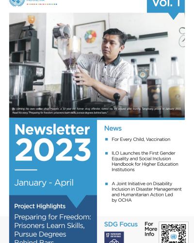 United Nations Information Center Indonesia Newsletter 2023 Volume 1 Cover