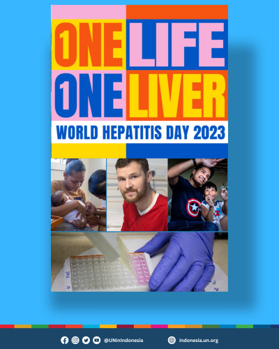 Photos for the campaign of World Hepatitis Day