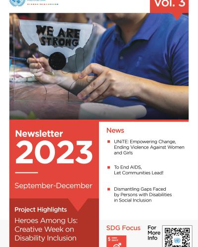 The Cover of UN in Indonesia Newsletter 2023 September-December Volume 3