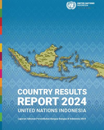 The map of Indonesia as the cover